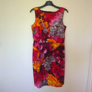 David Meister Silk Made in USA Shift Dress